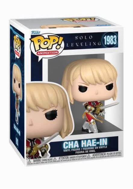 Funko Pop! Anime: Solo Leveling - Sung Jinwoo / Cha Hae-In / Yoo Jinho / Igris