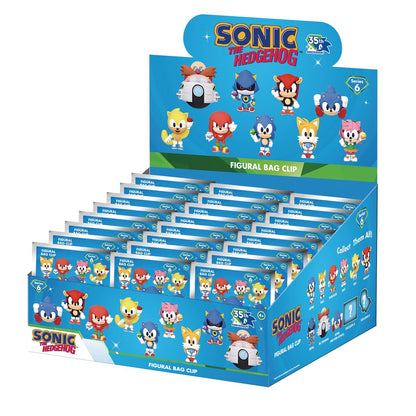 Games: Sonic The Hedgehog - Series 6 3D Foam Bag Clip Mystery Blind Bag