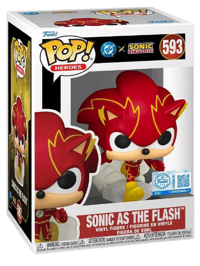 Funko Pop! DC x Sonic The Hedgehog - Tails (Cyborg) / Silver (Green Lantern) / Sonic (Flash) / Amy (Wonder Woman) / Shadow (Batman) / Knuckles (Superman) [Target Exclusive]