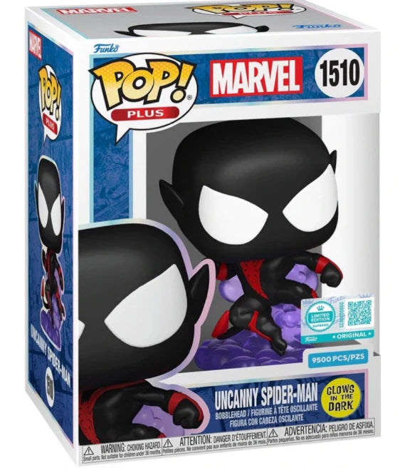 Funko Pop! Marvel: Plus! Uncanny Spider-Man (Glow) #1510 [Funko Special Edition - Limited 9,500pcs]