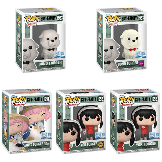 Funko Pop! Anime: Spy X Family - Bond Forger / Anya Forger with Penguin / Yor Forger