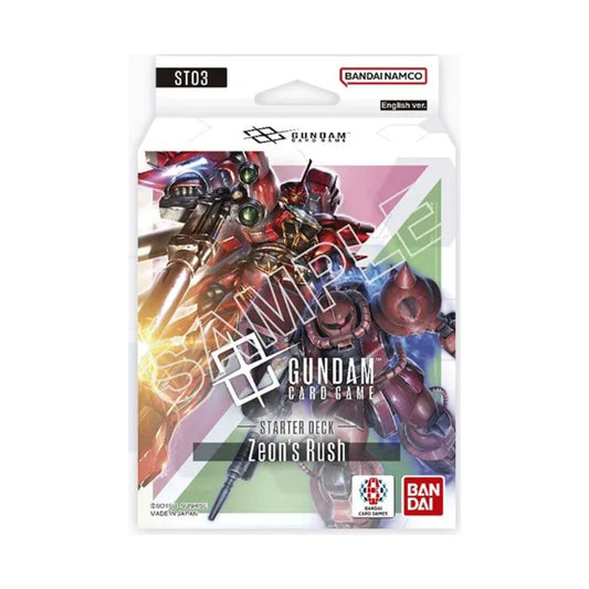 Gundam CG - Zeon's Rush Starter Deck [ST03] ST-03 ENG
