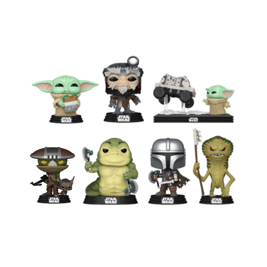 Funko Pop! Star Wars - Grogu / Clang / Grogu with Polar Mouse Droid (Moment) / Embo & Keibu / Rotta The Hutt / The Mandalorian / Amani *PREORDER*