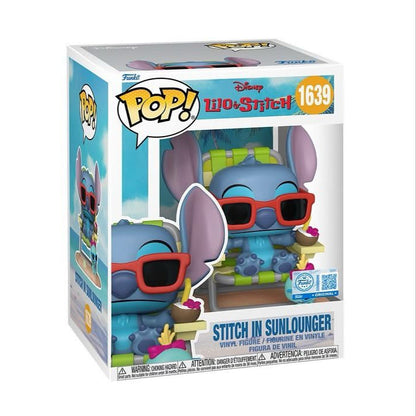 Funko Pop! Disney: Lilo & Stitch - Premium! Stitch In Sunlounger #1639 [Funko Special Edition]