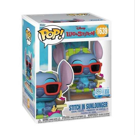 Funko Pop! Disney: Lilo & Stitch - Premium! Stitch In Sunlounger #1639 [Funko Special Edition]