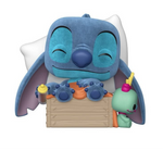 Funko Pop! Disney: Lilo & Stitch - Sleeping Stitch In Bed (Flocked) #1607 [Funko Special Edition] *PREORDER*