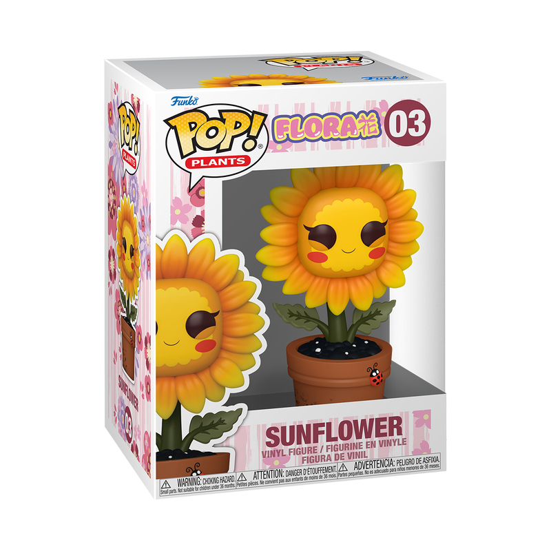 Funko Pop! Plants: Flora - Barrel Cactus / Monstera / Sunflower / Tulip