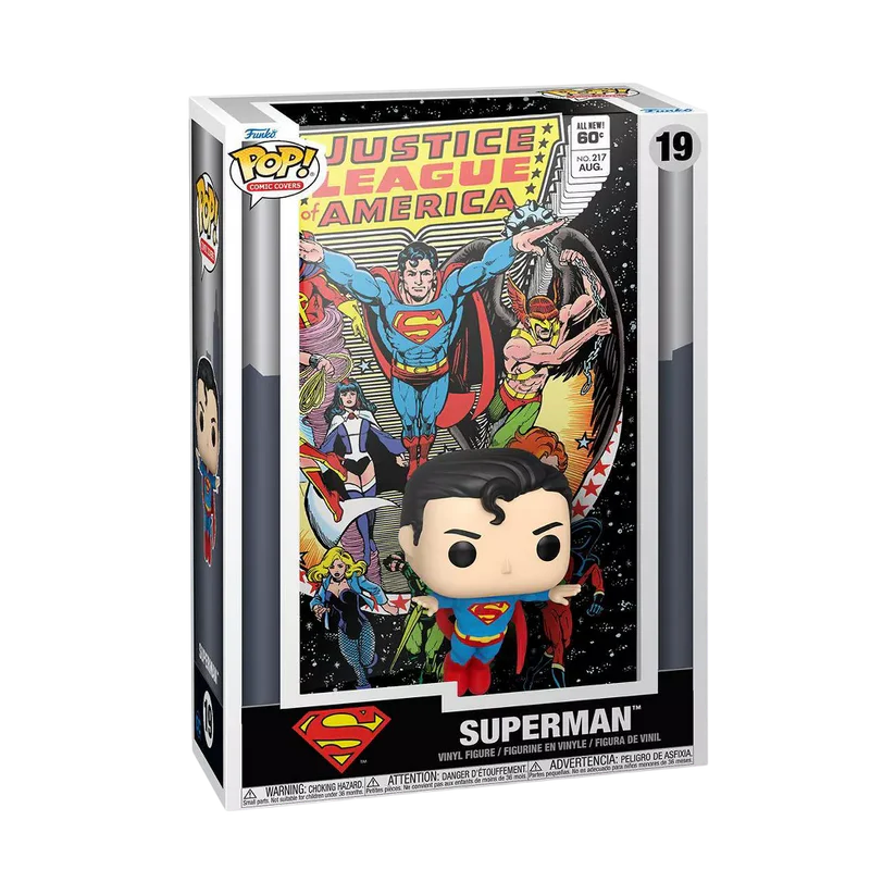 Funko Pop! DC: Superman - Justice League Of America Superman (Comic Cover) #19 [2025 TargetCon Exclusive] *PREORDER*