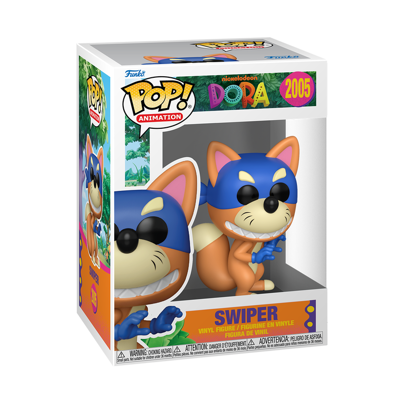 Funko Pop! Animation: Dora The Explorer - Dora #2003 / Boots #2004 / Swiper #2005