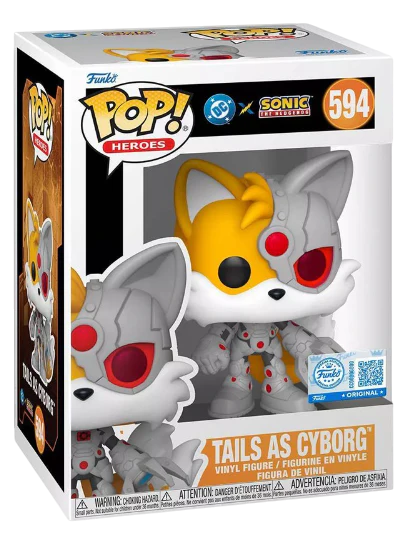 Funko Pop! DC x Sonic The Hedgehog - Tails (Cyborg) / Silver (Green Lantern) / Sonic (Flash) / Amy (Wonder Woman) / Shadow (Batman) / Knuckles (Superman) [Target Exclusive]