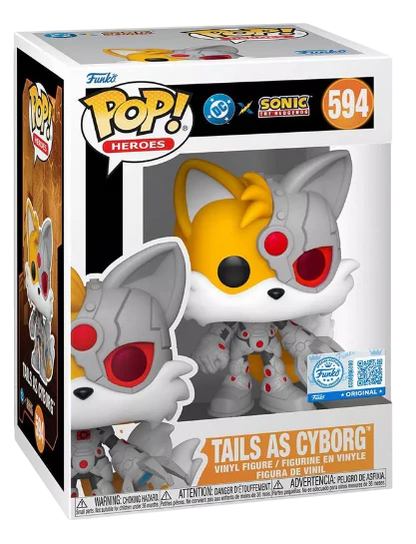 Funko Pop! DC x Sonic The Hedgehog - Tails (Cyborg) / Silver (Green Lantern) / Sonic (Flash) / Amy (Wonder Woman) / Shadow (Batman) / Knuckles (Superman) [Target Exclusive]