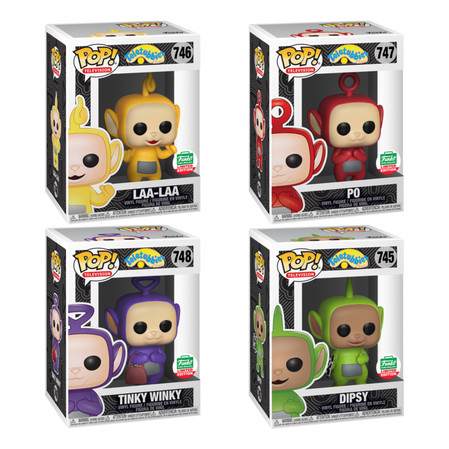 Funko Pop! Television: Teletubbies - Tinky Winky / Dipsy / Laa Laa / Po [Funko Shop Limited Edition]
