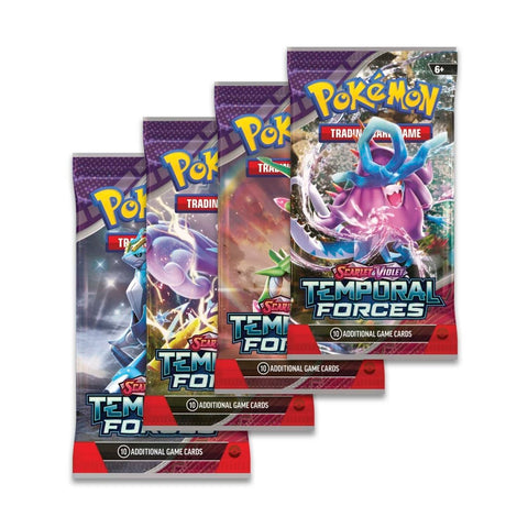 POKEMON - SCARLET AND VIOLET - SV05 - TEMPORAL FORCES - SINGLE PACK