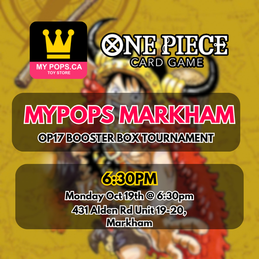 One Piece TCG - OP17 World's Strongest Booster Box Tournament - Markham - Mon Oct 19 @ 6:30pm