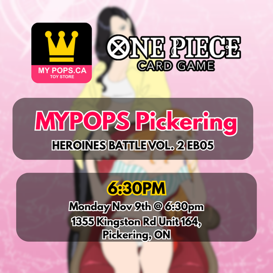 One Piece TCG - Heroines Battle Vol 2. EB-05 Event - Pickering - Mon Nov 9th @ 6:30pm