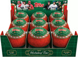 2025 Topps - MLB Baseball Holiday Exclusive Sealed Case of 9 Ball Tins