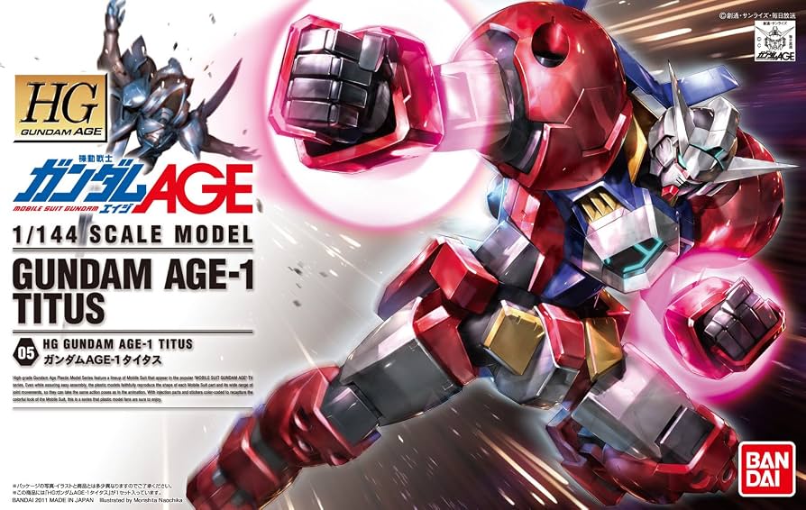Bandai: Gunpla - #05 Gundam Age 1 Titus High Grade [HG] 1/144 Model Kit *PREORDER*