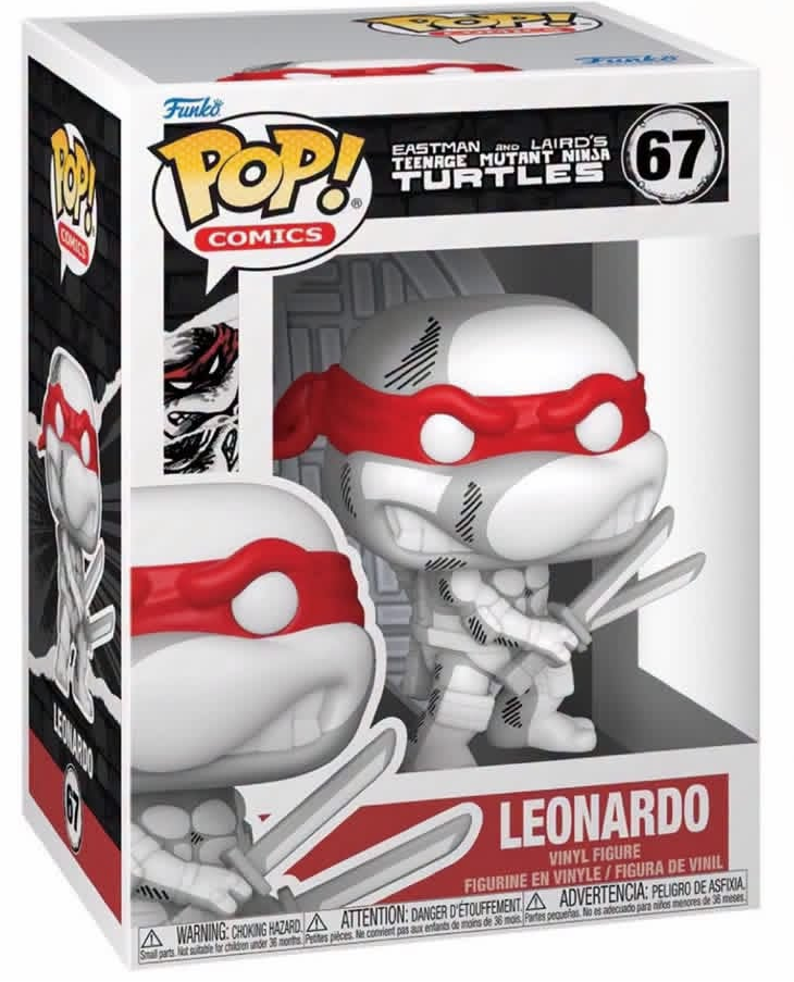Funko Pop! Comics: Teenage Mutant Ninja Turtles (TMNT) - Donatello #65 / Raphael #66 / Leonardo #67 / Michelangelo #68 *PREORDER*