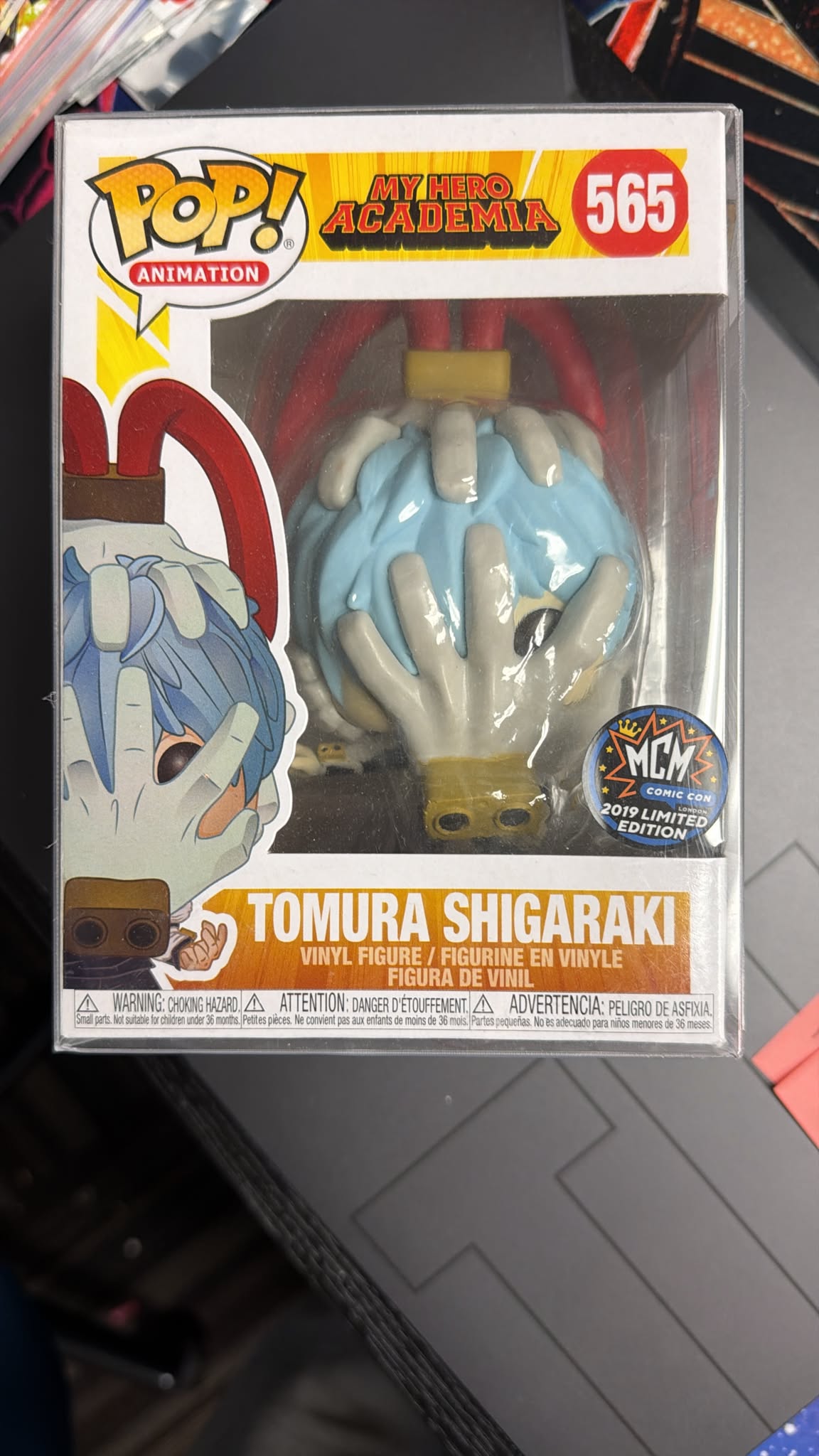 FUNKO POP! ANIMATION: MY HERO ACADEMIA [MHA] - TOMURA SHIGARAKI **MCM COMICON 2019 LIMITED ED** #565