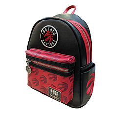 LOUNGEFLY [BACKPACK]: TORONTO RAPTORS [RED & BLACK]