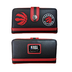 LOUNGEFLY [WALLET]: TORONTO RAPTORS [RED & BLACK]