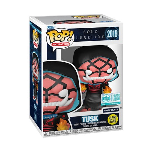 Funko Pop! Anime: Solo Leveling - Tusk #2019 [Funko Limited Edition 9,500pcs - Glow-In-The-Dark (GITD)]