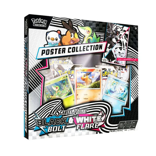 Pokemon TCG: Scarlet & Violet - Black Bolt & White Flare Unova Poster Collection