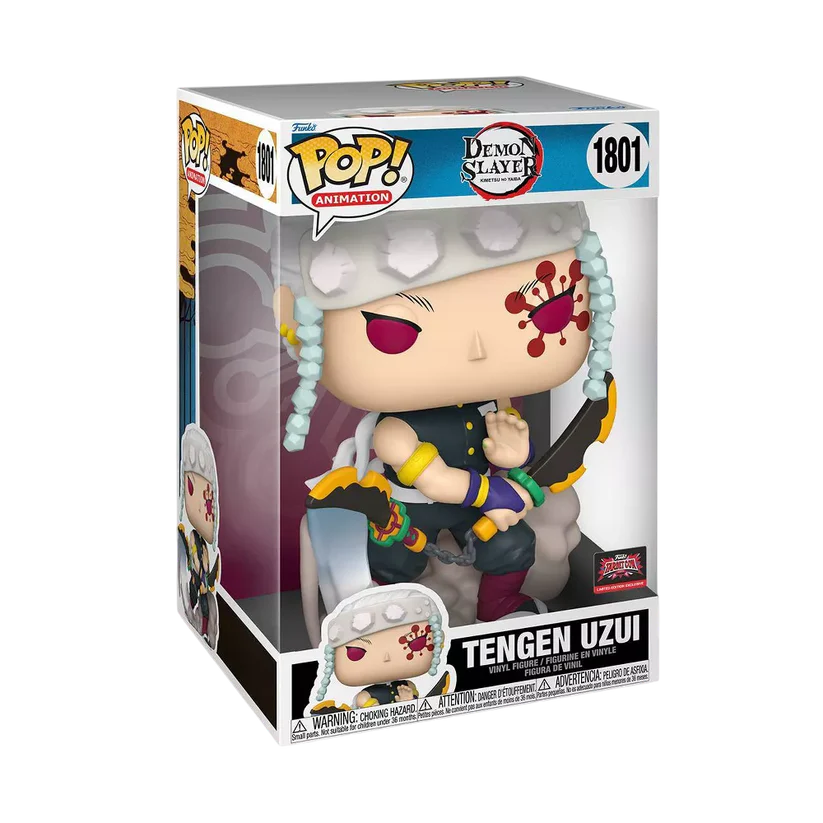 Funko Pop! Anime: Demon Slayer - Jumbo 10" Tengen Uzui #1801 [2025 TargetCon Exclusive]