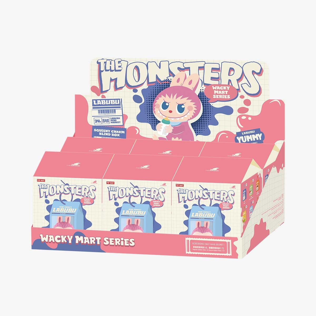 Popmart: The Monsters (Labubu) - Wacky Mart Series Squishy Charm