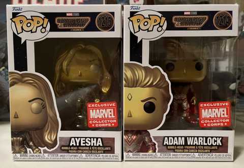 Funko POP! Guardians of The Galaxy Warlock/Ayesha [Marvel Collector Corps Exclusive]