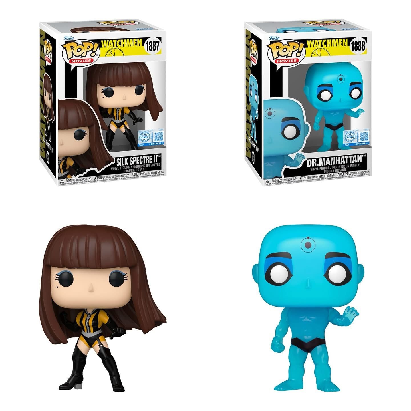 Funko POP! WATCHMEN 23 24 セット Funko Pop! Movies: Watchmen - Silk Specter II / Dr. Manhattan