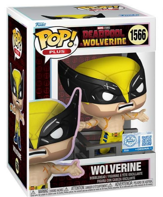Funko Pop! Marvel: Deadpool & Wolverine - Plus! Wolverine #1566 / Deadpool #1567 [Funko Special Edition]