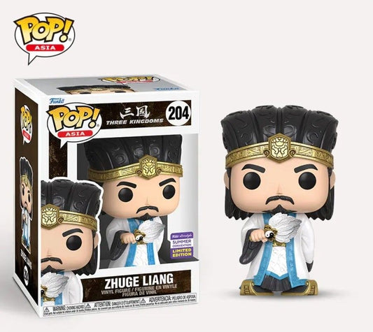 Funko Pop! Asia Zhuge Liang #204- Three Kingdoms - SDCC Shared Sticker 2023
