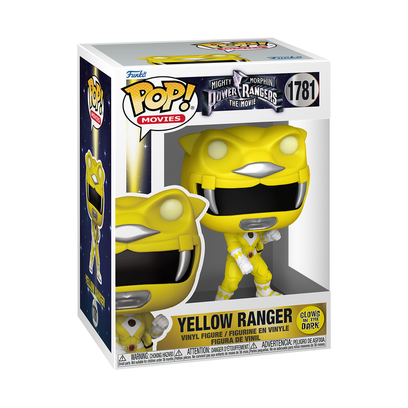 Funko Pop! Movies: Power Rangers - Yellow [GITD] / White / Red / Pink / Blue / Black