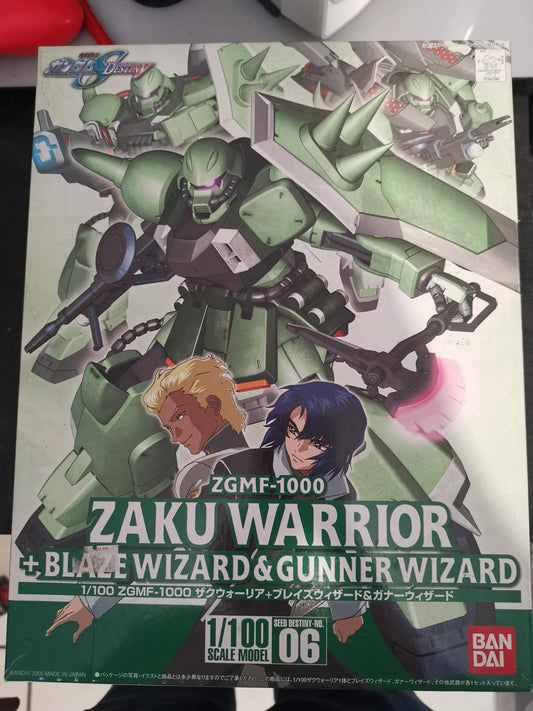 Gunpla - BANDAI 1/100 Zaku Warrior Blaze Wizard & Gunner