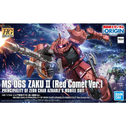Bandai: Gunpla - MS-06S Zaku III Principality Of Zeon Char Aznable's Mobile Suits (Red Comet Ver.) High Grade [HG] 1/144 Model Kit *PREORDER*