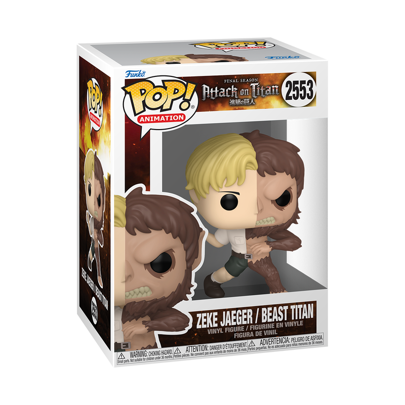 Funko Pop! Anime: Attack On Titan - Eren & Attack / Reiner & Armored / Zeke & Beast / Annie & Female *PREORDER*