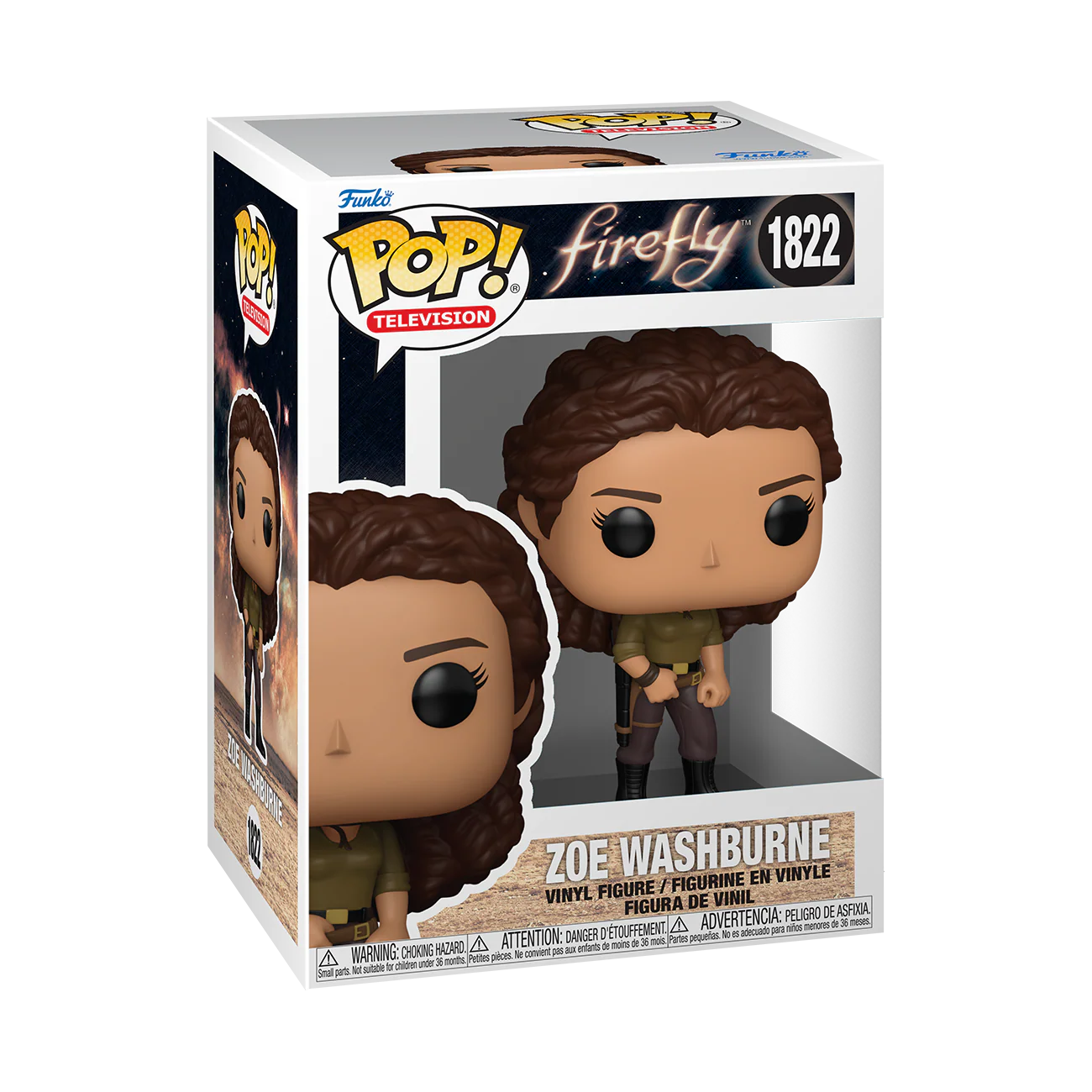 Funko Pop! Television: Firefly - Shepherd Book / Malcolm Reynolds / Zoe Washburne / Hogan Washburne / River Tam / Inara Serra / Kaylee Frye