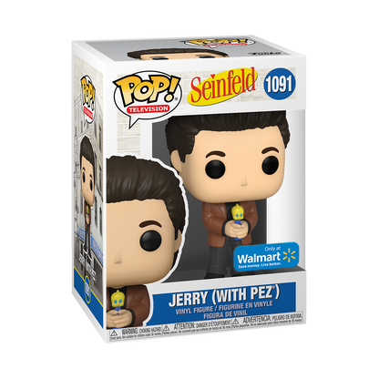FUNKO POP! TELEVISION: SEINFELD - JERRY [WITH PEZ] **WALMART EXCLUSIVE** #1091