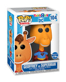 FUNKO POP! AD ICONS: TOYS R US X DC - GEOFFREY AS SUPERMAN **TOYS R US EXCLUSIVE** #104