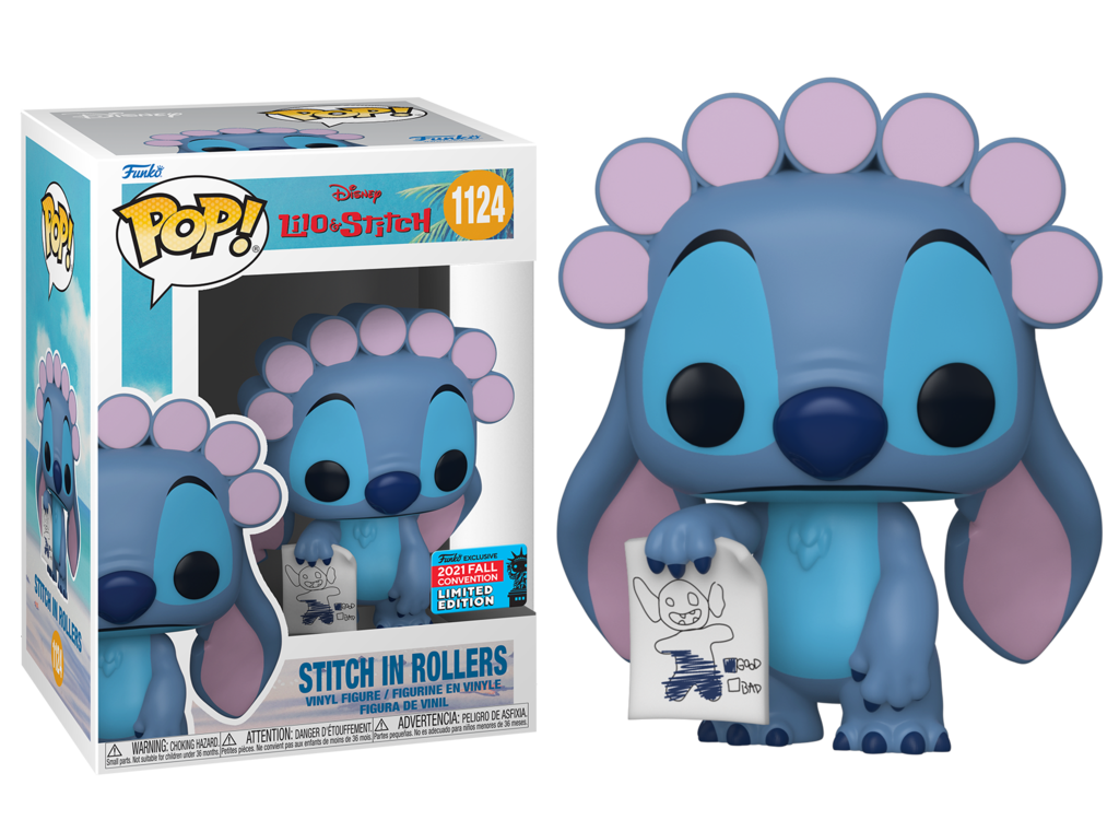 FUNKO POP! DISNEY: LILO & STITCH - STITCH IN ROLLERS **2021 NYCC EXCLUSIVE** #1124