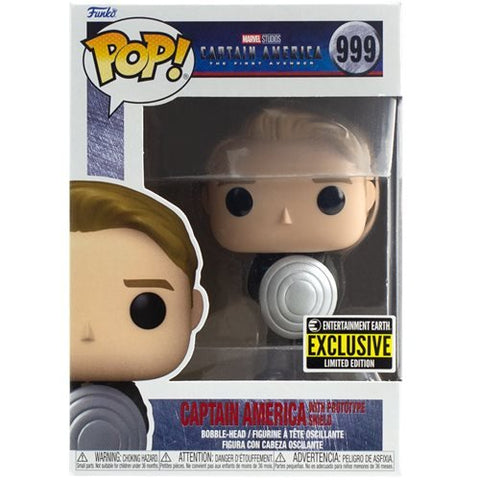 FUNKO POP! MARVEL CAPTAIN AMERICA with PROTOTYPE SHIELD [*EE EXCLUSIVE*] #999