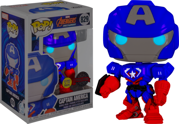 Funko Pop! Marvel Avengers Mech Strike Captain America #829