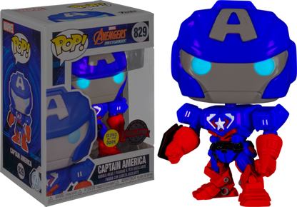 Funko Pop! Marvel Avengers Mech Strike Captain America #829