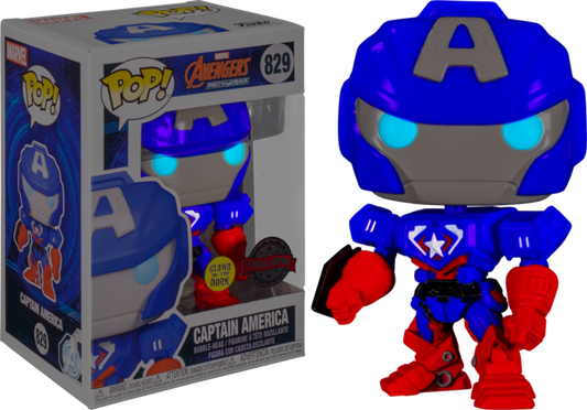 Funko Pop! Marvel Avengers Mech Strike Captain America #829