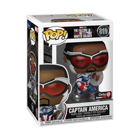 Funko Pop! MARVEL FALCON AND WINTER SOLDIER - CAPTAIN AMERICA #819 *PREORDER* *GAMESTOP EXCLUSIVE*