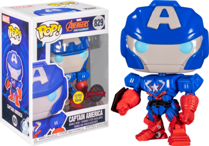 Funko Pop! Marvel Avengers Mech Strike Captain America #829