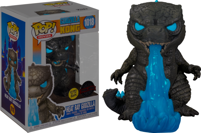 FUNKO POP! MOVIES: GODZILLA VS. KONG - HEAT RAY GODZILLA [GITD] **FYE EXCLUSIVE** #1018
