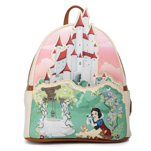 LOUNGEFLY DISNEY SNOW WHITE CASTLE COSPLAY MINI BACKPACK
