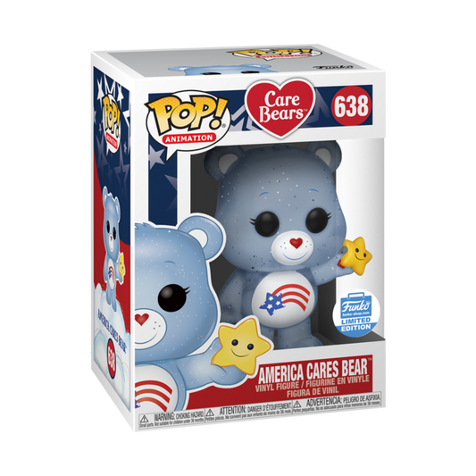 Funko Shop Pop! ANIMATION: CARE BEARS - AMERICA CARES BEAR #638